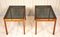 Swedish Teak and Glass Side Tables, 1960s, Set of 2 4