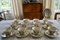 Antique Paris Porcelain Coffee Tea Service, 1870, Set of 16 2