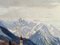 Fritz Schwaiger, April in the Mountains, años 20, óleo sobre lienzo, Imagen 9