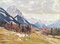 Fritz Schwaiger, April in the Mountains, años 20, óleo sobre lienzo, Imagen 5