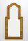 Miroir Mid-Century Moderne en Bois et Laiton, Italie, 1970s 2