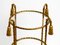 Mid-Century Italian Regency Gilded Iron Round Side Table from Li Puma Firenze, 1960s, Image 14