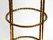 Mid-Century Italian Regency Gilded Iron Round Side Table from Li Puma Firenze, 1960s 8