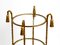 Mid-Century Italian Regency Gilded Iron Round Side Table from Li Puma Firenze, 1960s, Image 6