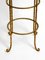 Mid-Century Italian Regency Gilded Iron Round Side Table from Li Puma Firenze, 1960s, Image 7