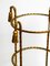 Runder italienischer Mid-Century Regency Beistelltisch aus vergoldetem Eisen von Li Puma Firenze, 1960er 13