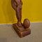 Haitian Carved Wooden Statue by Andre Lafontant, 1979, Image 4