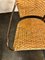 Sillas de comedor estilo Jaque Adnet Mid-Century de mimbre y hierro forjado, 1950. Juego de 4, Imagen 6