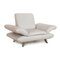 Rossini Lounge Chair in Light Blue Leather from Koinor 1