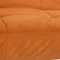 Smala 3-Sitzer Sofa aus orangefarbenem Stoff von Ligne Roset 4