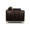 Manolito 3-Seater Sofa in Anthracite Leather from Machalke 9