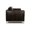 Manolito 3-Seater Sofa in Anthracite Leather from Machalke, Image 9