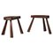 Rustic Tripod Stools, 1960, Set of 2 1