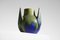 Blue and Green Glazed Free-Form Ceramic Vase by Gilbert Méténier, 1920s 2