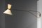 Lampada da parete grande Diabolo in ottone di Guillemard, anni '50, Immagine 2