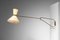Große Diabolo Wandlampe aus Messing von Guillemard, 1950er 8