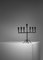 Candelabro brutalista de hierro forjado para 7 velas, Francia, años 60, Imagen 9
