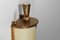 Lámpara de pared francesa de acero dorado con difusor de papel, años 40, Imagen 11