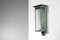 Italienische Wandlampe aus Lackiertem Metall & Glas, Seguso zugeschrieben, 1940er 11