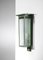 Lámpara de pared italiana de metal lacado y vidrio atribuida a Seguso, años 40, Imagen 8