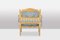 Louis XVI Style Fireside Chair in Gilded and Lacquered Wood, 1880s, Image 4