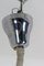 Industrial Style Pendant Light in Brushed and Opaline Metal, 1970s 7