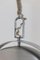 Industrial Style Pendant Light in Brushed and Opaline Metal, 1970s 11
