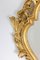 Espejo estilo Regency de madera tallada y dorada, años 50, Imagen 4