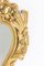 Espejo estilo Regency de madera tallada y dorada, años 50, Imagen 3