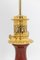 Lámparas de mesa Sang-De-Boeuf de porcelana y bronce dorado, década de 1880. Juego de 2, Imagen 4