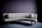 Geschwungenes Sofa mit Skulpturalen Beinen im Stil von Valdimir Kagan, 1950er 3
