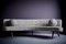 Curved Sofa with Sculptural Legs in the style of Valdimir Kagan, 1950s 2