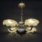 Art Deco Ice Glass Lamp from Ezan, 1930s, Image 6