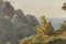 Henri Joseph Harpignies, paisaje, siglos XIX-XX, acuarela, enmarcado, Imagen 5