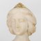 Napoleon III Alabaster Sculpture of an Lady, 1800s, Image 2