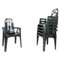 Chaises Boston par Pierre Paulin pour Henry Massonnet, 1988, Set de 6 1