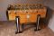 Mid-Century French Wooden Foosball Table, Image 1