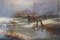 Charles Mammes, paisaje de invierno, de principios del siglo XIX, óleo sobre tabla, Imagen 1
