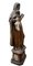 Statue der Heiligen Klara von Assisi aus polychromem Holz, Ende 16. - Anfang 17. Jh. 6