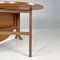 Mesa de comedor inglesa Mid-Century moderna de madera con puertas abatibles, años 60, Imagen 15