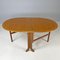 Mesa de comedor inglesa Mid-Century moderna de madera con puertas abatibles, años 60, Imagen 4