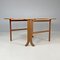 Mid-Century Modern English Wooden Dining Table with Flap Doors, 1960s, Image 3