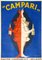Campari Italian Alcohol Advertising Poster by Leonetto Cappiello, 1920s 1