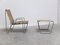 Early Bachelor Chair with Ottoman by Verner Panton for Fritz Hansen, 1950s, Set of 2 2