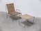 Early Bachelor Chair with Ottoman by Verner Panton for Fritz Hansen, 1950s, Set of 2 4