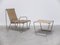 Poltrona Early Bachelor con poggiapiedi di Verner Panton per Fritz Hansen, anni '50, set di 2, Immagine 3