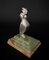 Art Deco Mascot in Silvered Bronze by GH Laurent Parrot 1