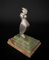 Art Deco Mascot in Silvered Bronze by GH Laurent Parrot, Image 1