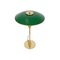 Ph 3/2 Table Lamp with Green Shades by Poul Henningsen, 1980s 3