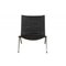 Pk-22 Lounge Chair in Patinated Black Leather by Poul Kjærholm, 1980s 1